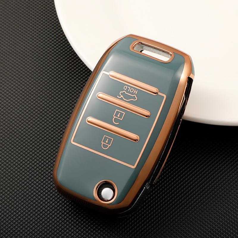 3/4 Button TPU Car Remote Key Case Cover Shell for Kia Rio 3 K2 Ceed Cerato K3 Sportage 4 Picanto K5 Optima Sorento Forte Stinger 2017 2018