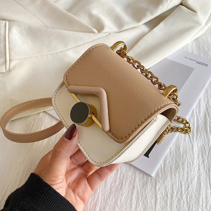 Bag New Retro Mini Oblique Span Small Square Bag Lipstick Women's Bag