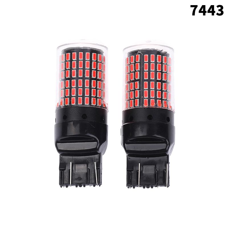 2 Pcs T20 Led Turn Signal Bulbs Canbus 1156 Ba15S P21W 1157 Bay15D P21/5W 7440 7443 W21/5W 3156 3157 Car Rear Brake Light