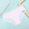Women's Sexy Solid Color Ice Silk Seamless Large Size Sexy Lace Lace Panties