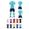 Fußballtrikot-Sets, Sportwettkampf-Trainings-Teamuniformen für Herren und Damen, Uniformen für Erwachsene und Kinder, dünne atmungsaktive Fußballtrikots