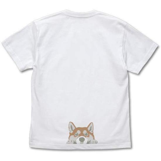 COSPA Shiba Inu and At the End of the World Size L Haru-san T-Shirt, White,