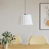 VidaXL White Ceiling Lamp Shade Ø45x28 Cm Wicker 364370