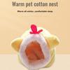 Hamster Accesorii Pat pentru Animale de Companie Casă de Bumbac pentru Șoarece Mic Sac de Dormit Cald