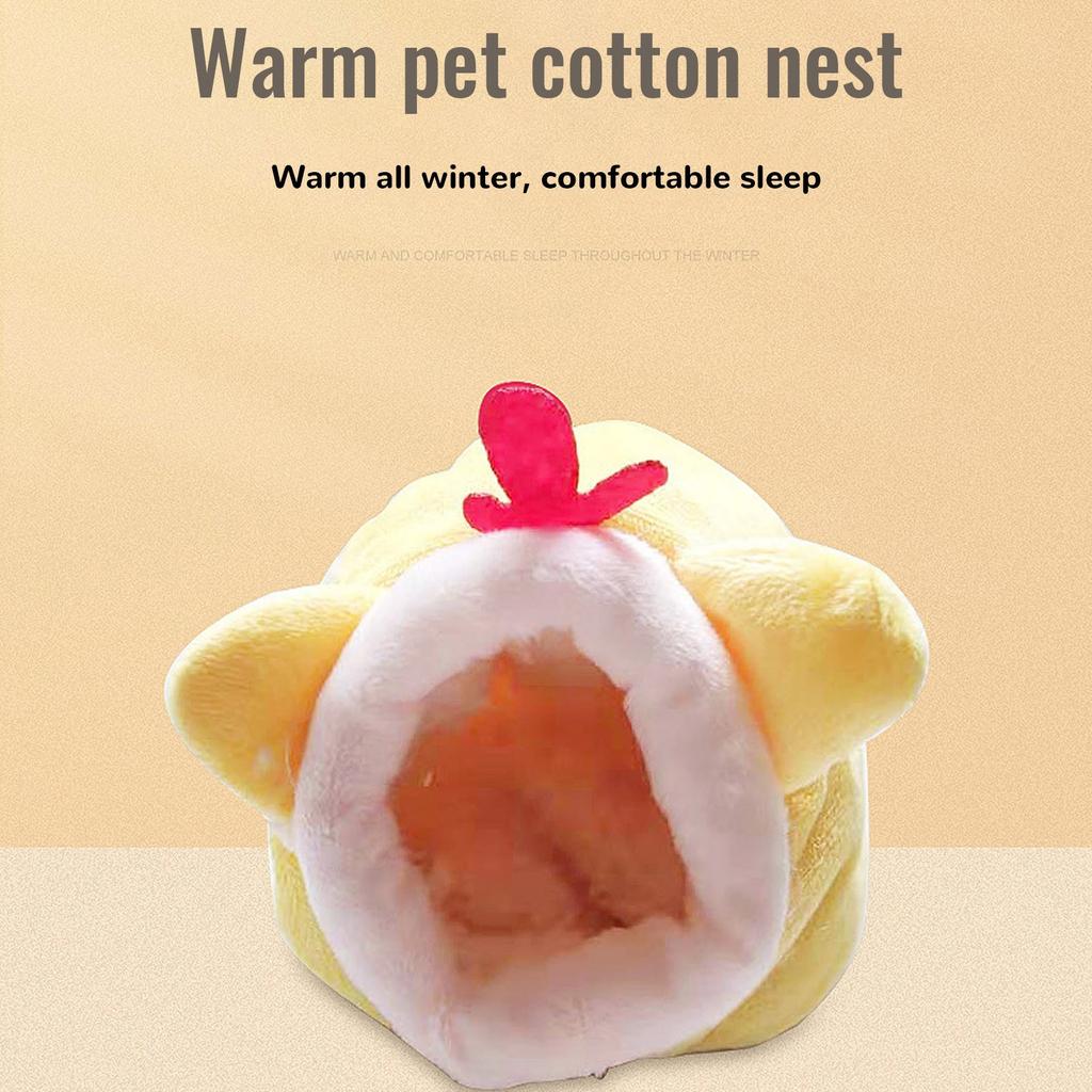 Acessórios Cama para Hamster Rato Casa de Algodão Pequeno Saco de Dormir Quente