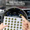New 3D Car Interior Decorative Stickers Key Badge Steering Wheel For Chevrolet Colorado
