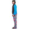 Men's 60s 70s Hippy Costume Psychedelic Suit Fancy Dress Love Peace Costume with Flares