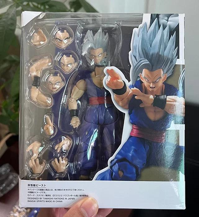 17cm SHF Dragon Ball Super Saiyan Son Gohan Beast PVC Movable Action Figure Anime Collection Model Toys Gift