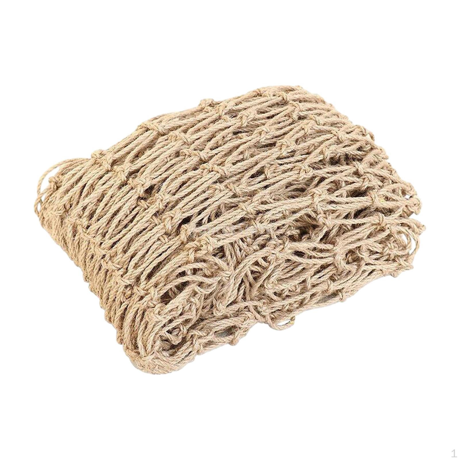 6.6ftx9.8ft Jute Twine Trellis Netting 5.9inch Squares Eco Friendly Sturdy Multipurpose for
