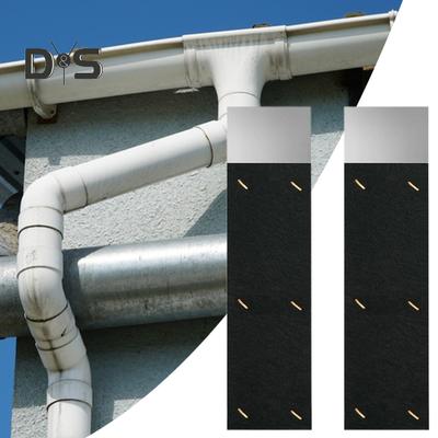 2Pcs Gutter Noise Dampeners Universal Easy Installation Rain Gutter Downspout Silencer Portable Gutter Silencer Inserts