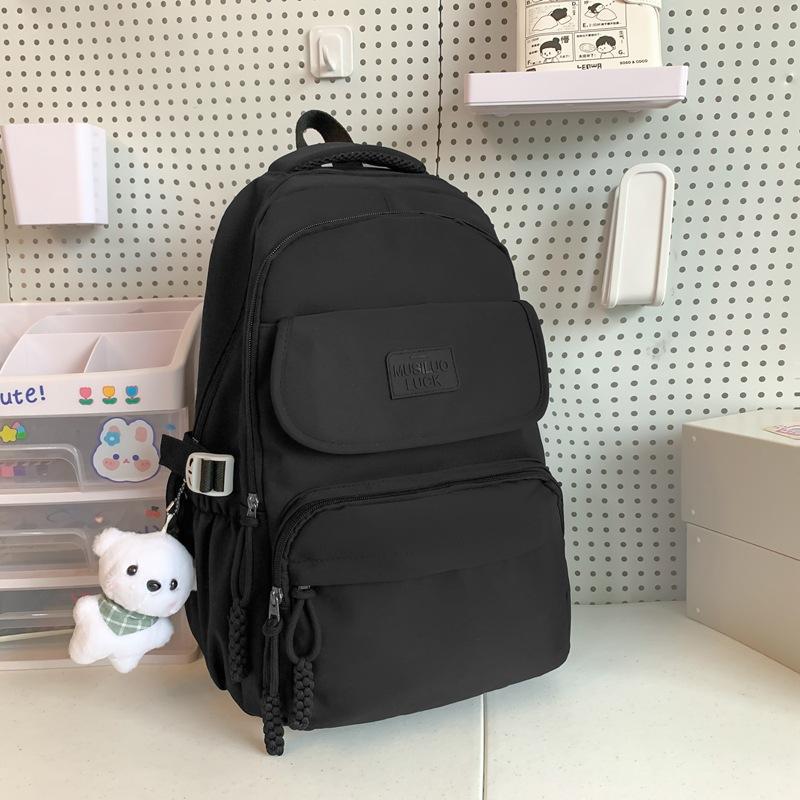 Schoolbag Japanese ins Backpack College Wind Large Capacity Multi-compartment Lightweight Middle School Student School Bag College Student Travel