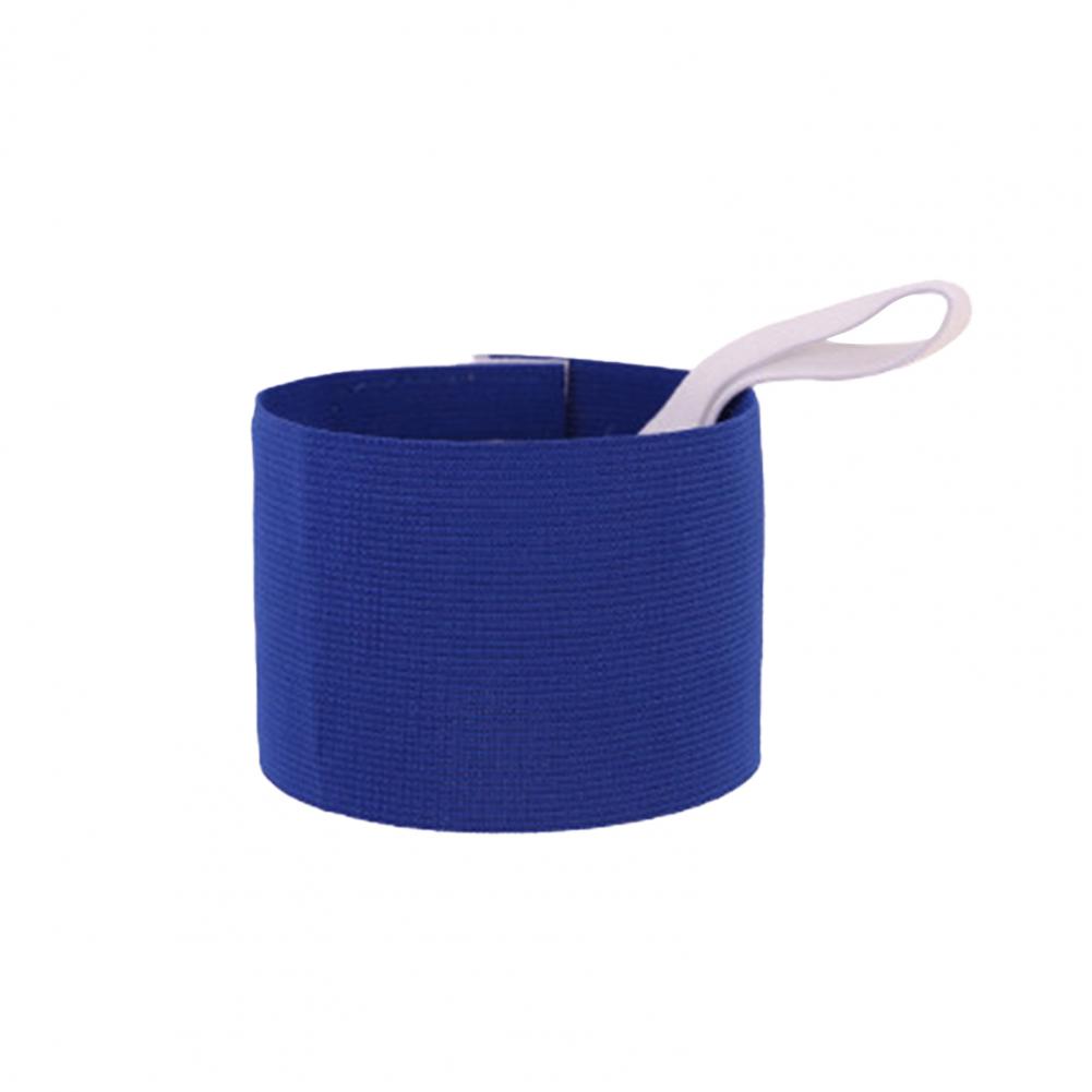 Adult Squad Football Armbands Highly Elasticity Non-slip Adjustable Football Training Team Sports Armband синий