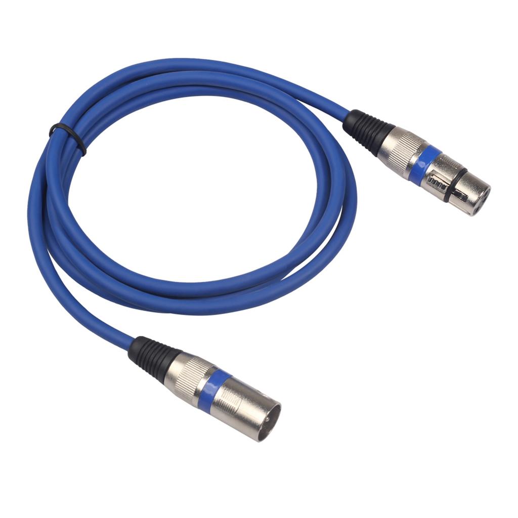 6PCS Colorful XLR Mic Cables Set for Sound Mixing Stage Performance