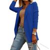 Solid-Colored Long-Sleeve Suit Jacket Leisure Solid Long Sleeve Blazers Women
