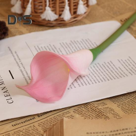 Neblunkantis dirbtinis augalas akį traukianti puošni gofruojanti Calla Simulation Flower