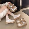 Platform Mary Jane Small Leather Shoes Women's Autumn 2025 New Japanese Jk Round Head with Skirt French Retro Single Shoes