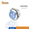 Lanbo Metal Tactile Push Button Switch, 16-22mm, High Current, Momentary, IP67, Lighted Reset.