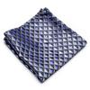 Men's Striped Jacquard Pocket Square for Weddings and Business Suits