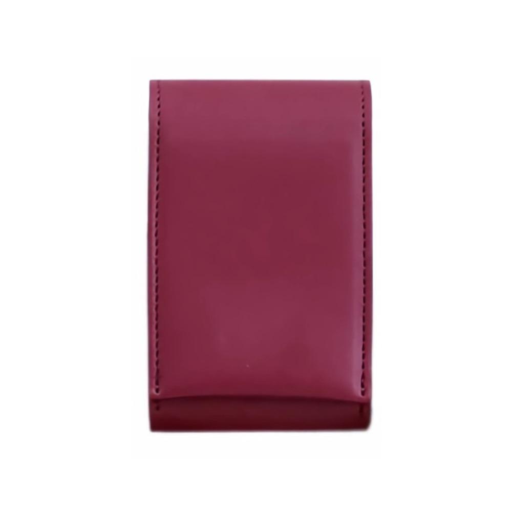 New PU Lipstick Bag With Mirror Mini Cosmetic Bag Portable Pouch Storage Makeup Bag Travel