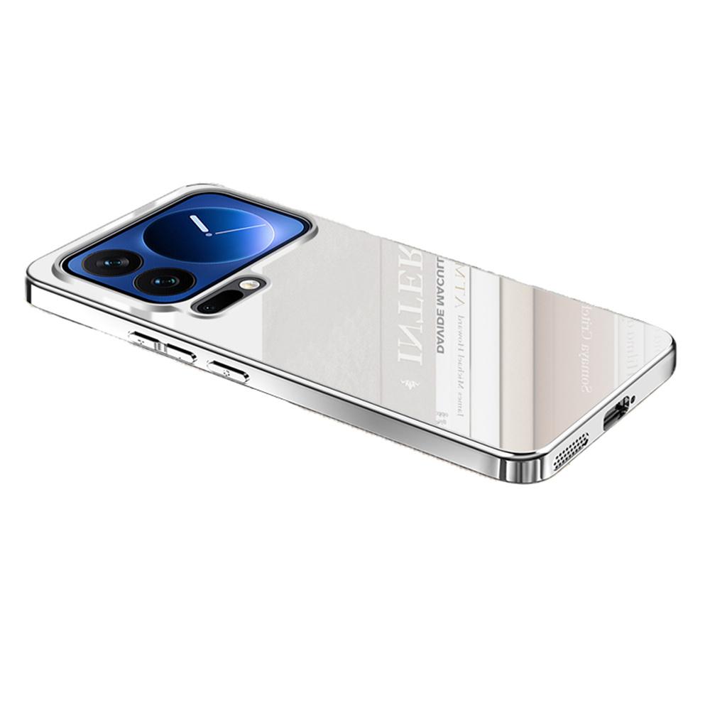 For Xiaomi 17 Pro Max Case Electroplating PC Phone Back Cover with Camera Lens Protector