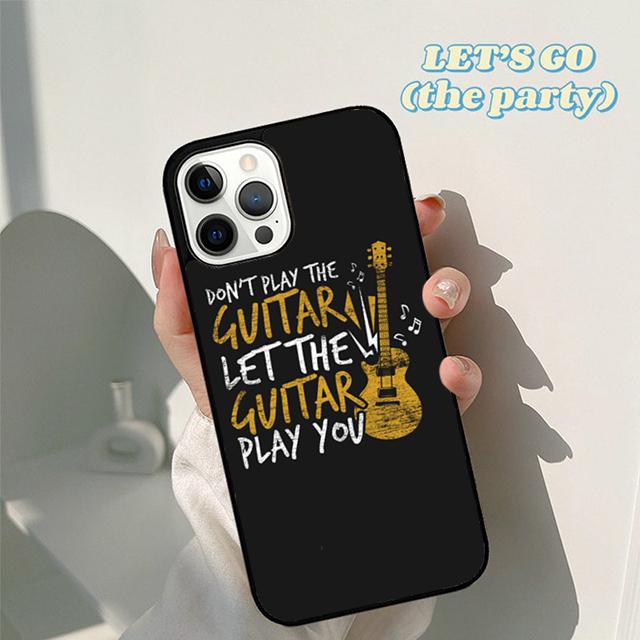 Autumu Guitar Music Phone Case Cover for iPhone 17 Air 16 16e 15 12 11 13 14 Pro Max Apple Plus Coque