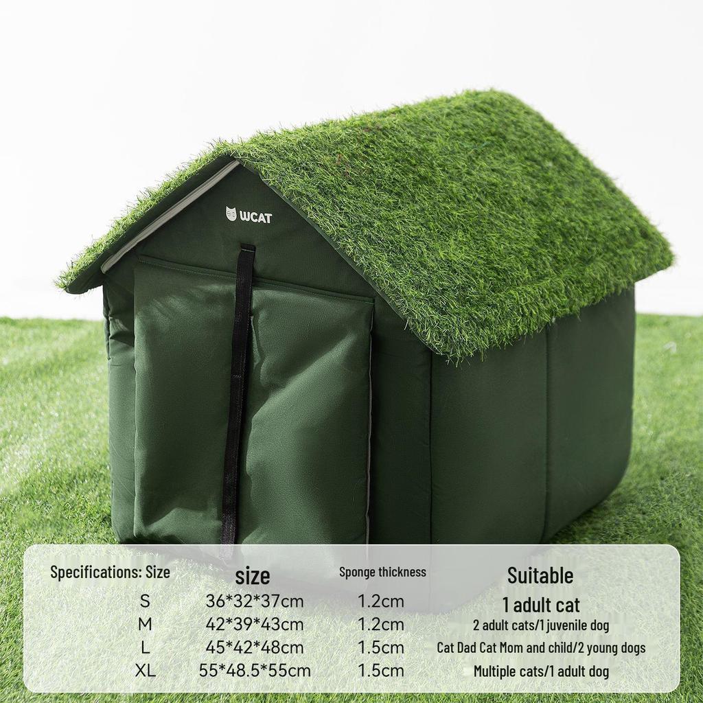 Fully Enclosed Waterproof Pet Nest for Dogs & Cats - Autumn/Winter