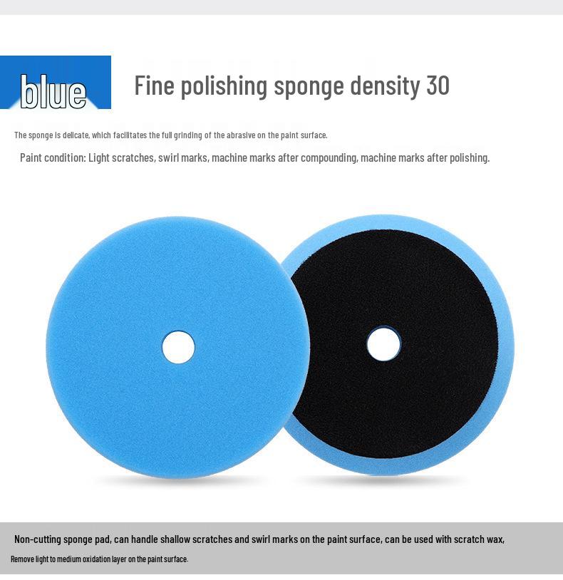 Pad do polerowania samochodu: Gąbka szlifierska 5" i 6" ze ściętą krawędzią do maszyn DA
