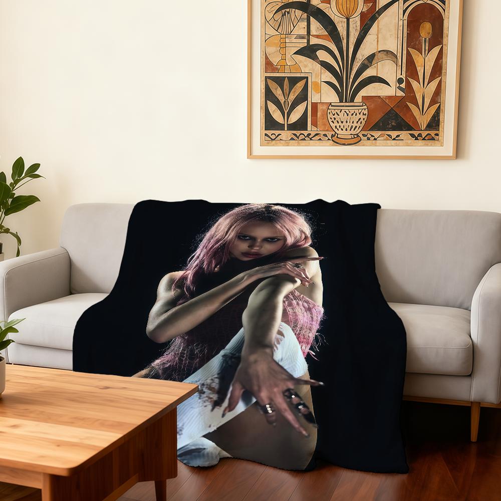 Singer A-Adela Jergova Blanket Super Warm Comfortable Plush Throw Blanket Child Home Sofa Bedroom Gift
