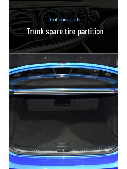 Ford Fiesta Hatchback/Sedan Rear Trunk Spare Tire Cover & Luggage Compartment Partition Mat