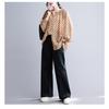 Bequemes Chiffon-Shirt mit Punkten für Damen im Frühsommer, Langarmshirt, modische Damenbekleidung