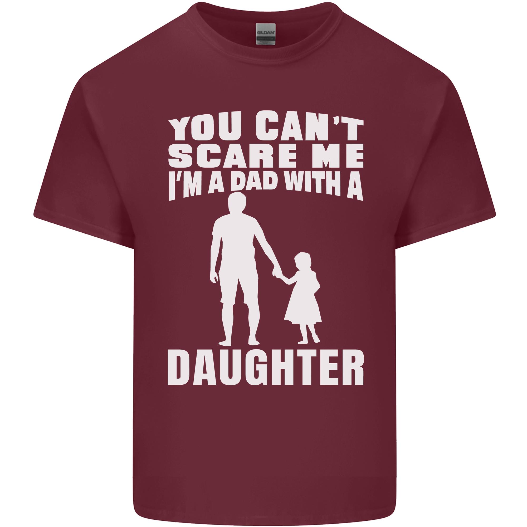 Dad With a Daughter Funny Fathers Day Unisexs Light Cotton TShirt S