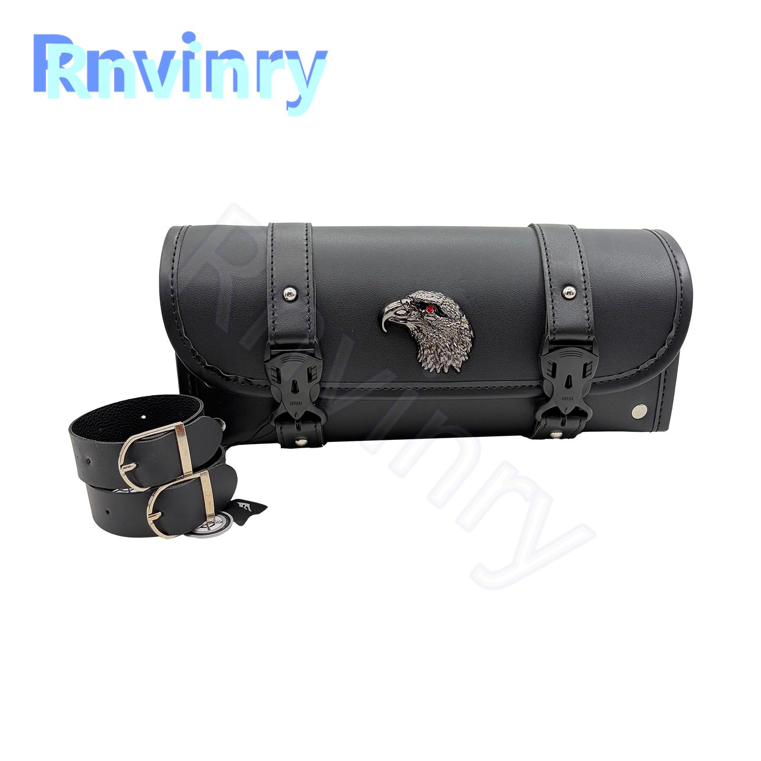 

Universal Motorcycle Roll Bag For Handlebar Pouch Front Fork Saddlebag Storage чёрный