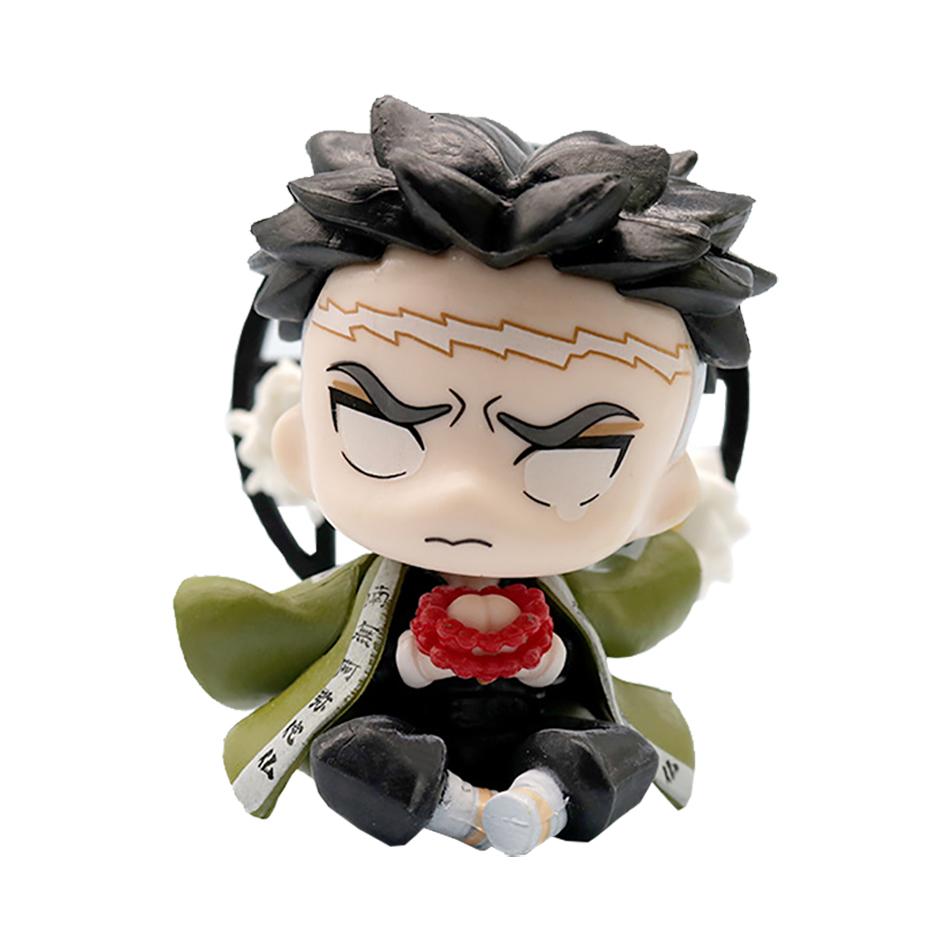 Anime Demon Slayer 6Pcs/Set Small Figure Boxed Character Multiple Combination Sets Cute Anime Toy Gift Collection Decoration PVC