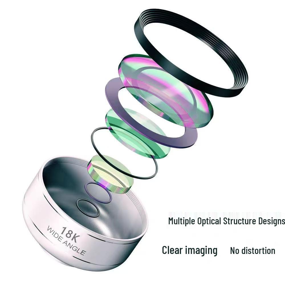 18K Mobile Phone HD Wide-Angle Lens for Live Streaming and Photography