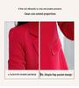 Zihong Red High-End Autumn/Winter Professional Commuter Suit