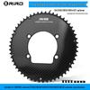 RIRO Ultra-light Carbon Fiber BCD110 Double Chainring for Folding Bikes with Power Meter Enclosure
