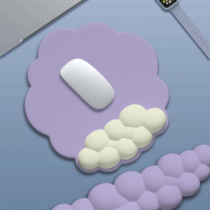 Mouse Pad Cloud Gradient Keyboard Hand Silicone Hand Pad Notebook Desktop Office Anti-skid Pad