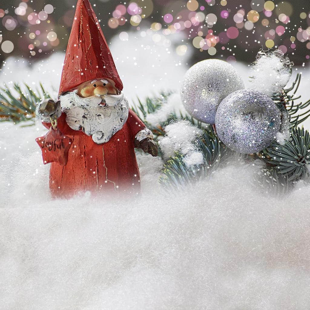 Snow Blankets for Christmas Village, Set of 2 Rolls of 3 Foot X 8 Foot Fake Snow Blanket Roll for Xmas Tree Holiday Winter Decoration