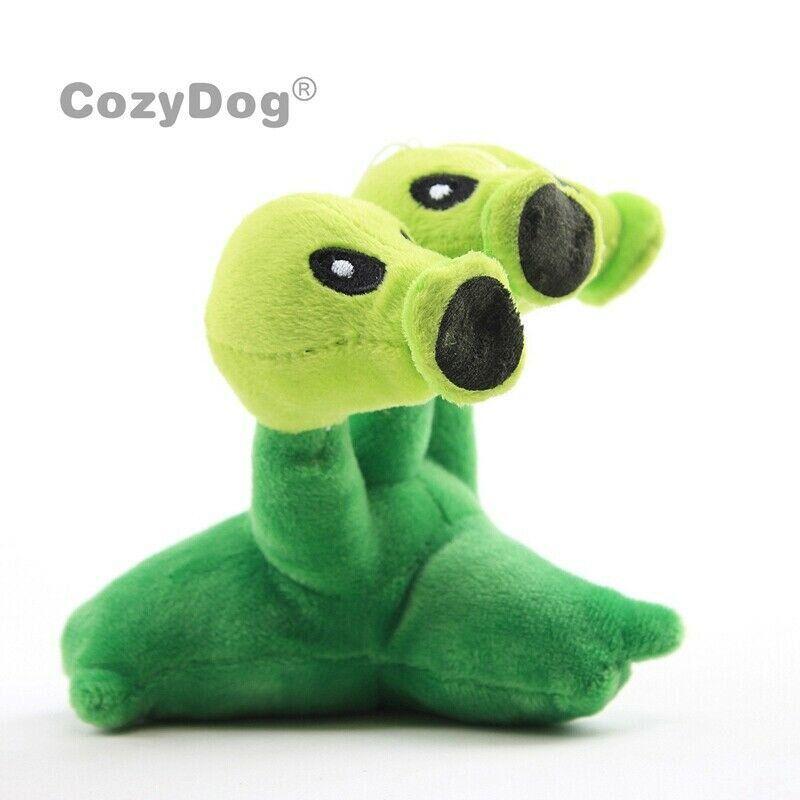 Plush Threepeater Plant Vs Zombies Doll 17cm Stuffed Toy For Kids' Gifts