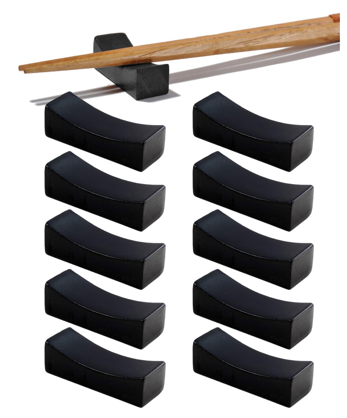 

Black Wooden Chopstick Set of Made of Hem Perfect for Japanese Serving at New and Celebrations S.fields.inc Rests, 10, Wood, Cuisine, Restaurants, чёрный