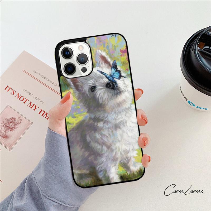 

Westie Dog Phone Case For Apple iPhone 17 Air Pro Max Plus Coque For iPhone 17 Air 14 15 16 13 12 Max Cover iPhone 14