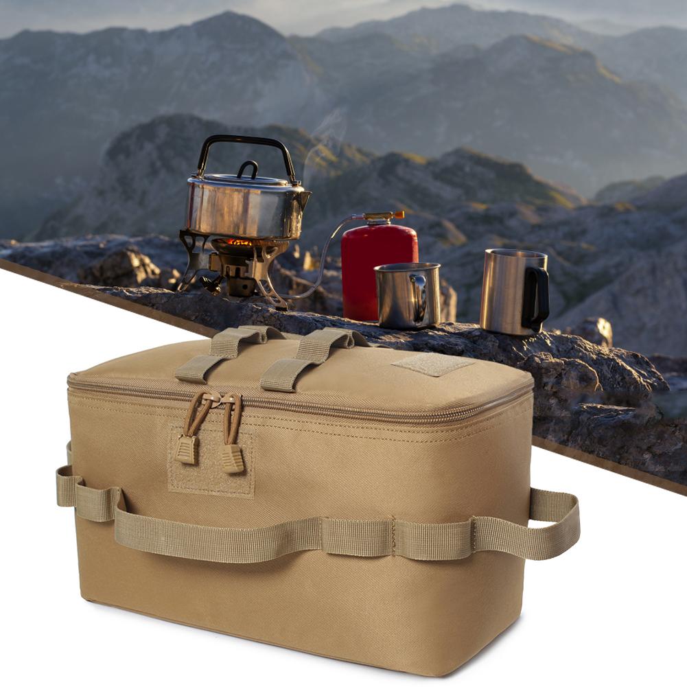 Practical Organizer Bags Large Capacity Gas Stove Canister Pot Carry Bags Multifunctional Pouch Storage Bag Outdoor Equipment
