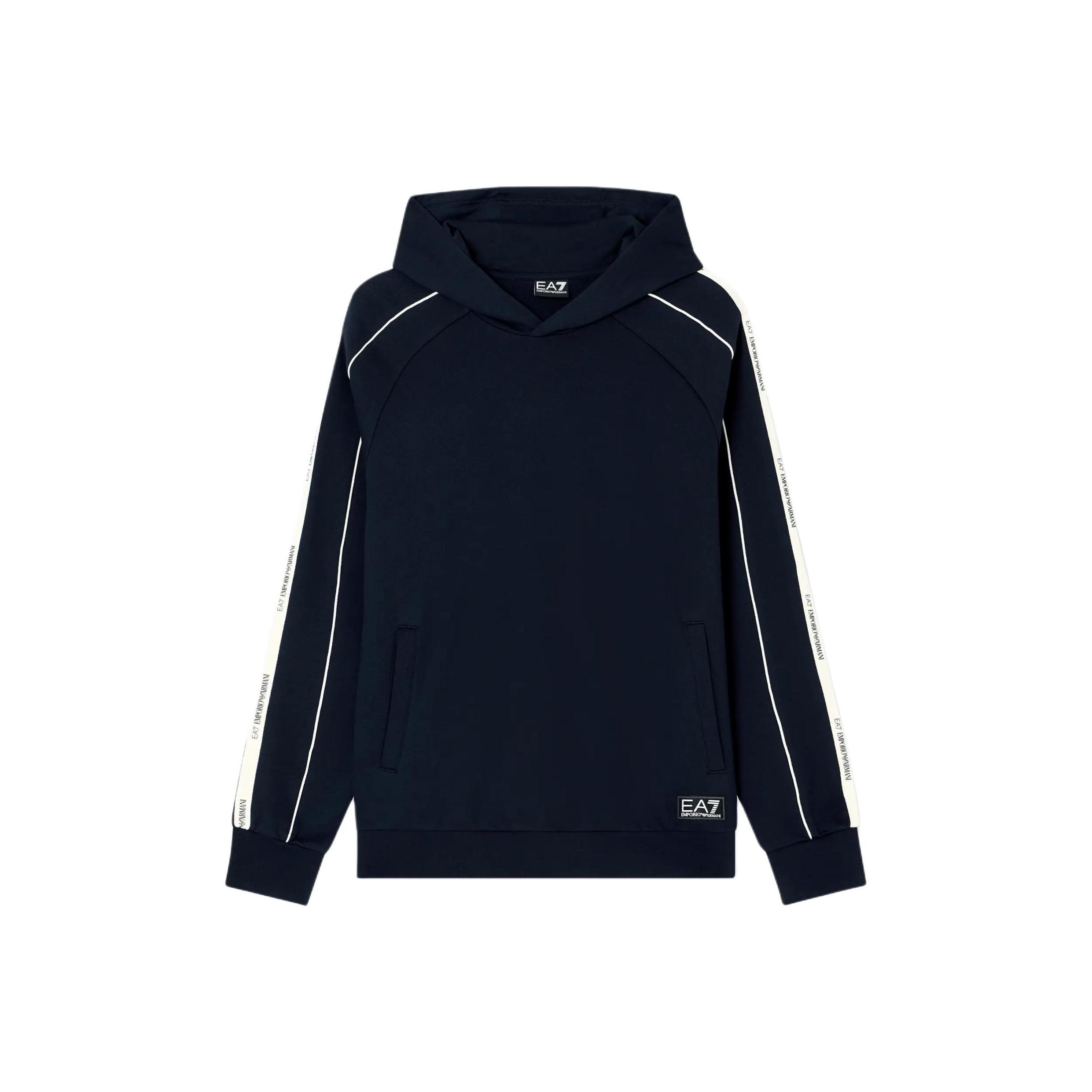 

Emporio Armani Мужская толстовка с капюшоном и длинным рукавом, color block, с логотипом, 7M000972-AF10377-UB102 S