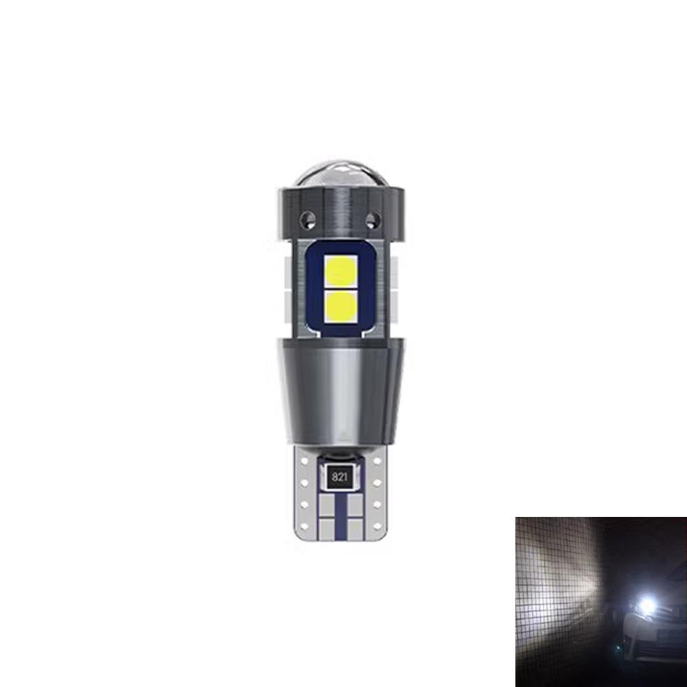 

T10 Автомобильный светодиод Canbus No Error 5W5 DC 12V 3030 10SMD Внутренний боковой свет Габаритные лампы для парковки Лампочки для автомобильного номерного знака Супер яркие белый