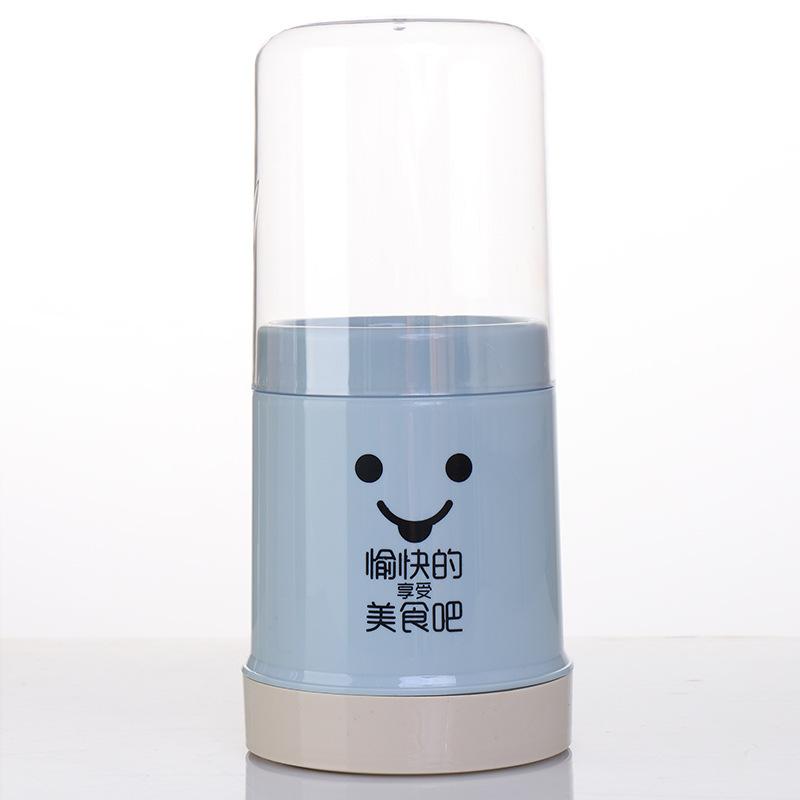 Large Capacity Chopsticks Spoon Holder with Lid Standing Plastic Storage Container Drain Drying Rack Kitchen Accessories Cocina