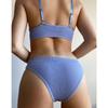 ALLOFME 3-delige Naadloze Dames Slipjes Set High Waisted Thongs Vrouw Comfortabele Dames Katoenen Briefs Sexy Ondergoed Voor Vrouwen