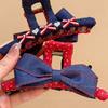 Hair Claw Clip With Jeans Fabric Korean Styles Design Strong Hold For Ponytails Updos Perfect Party Casual Wear