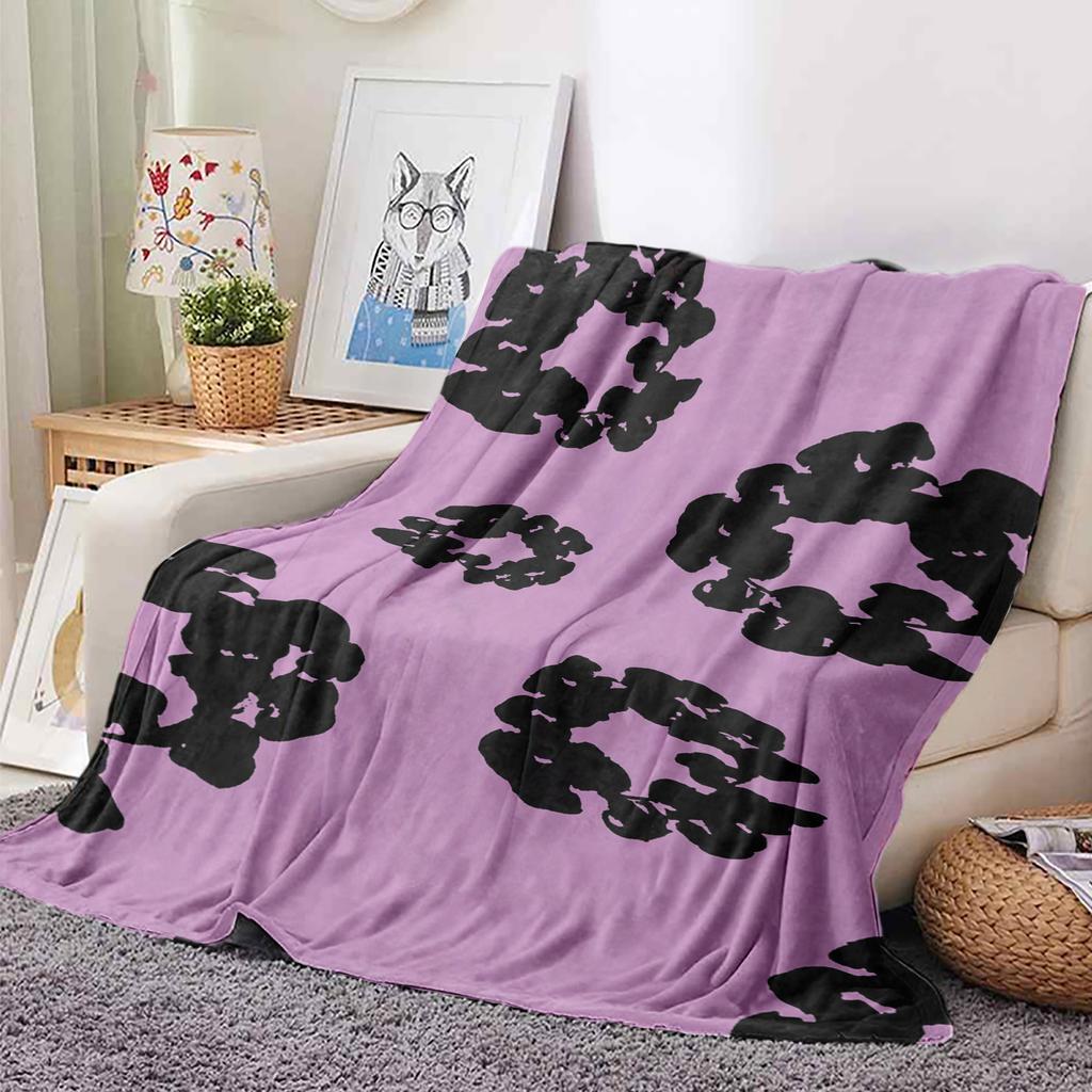 Luxury Comfort T-Tears Printed Soft Plush Blanket for Sofa Fashion Living Room Office Bedroom Travel Gift Single-sided