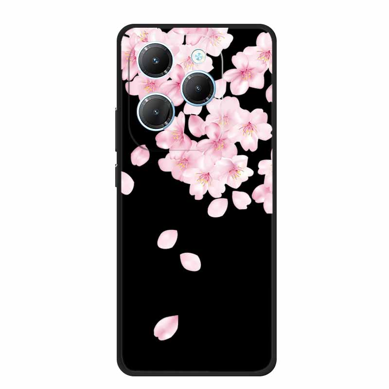 

For Infinix Hot 40 Pro Case Hot40 Pro Black Silicone Soft Phone Case For Infinix Hot 40 Pro Back Cover Case 6.78 Cute Cartoon Infinix Hot 40