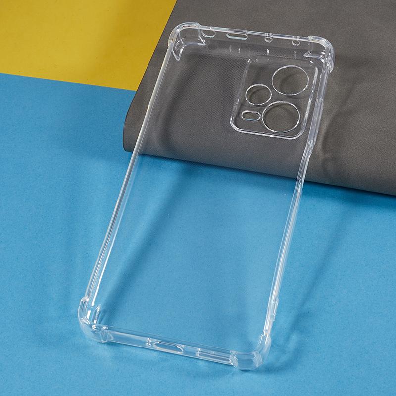 Phone Case for Xiaomi Redmi Note 12 Pro 5G Reinforced Corners Anti-drop TPU Transparent Back Cover